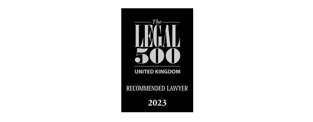 Legal 500 - Recommended Lawyer 2023