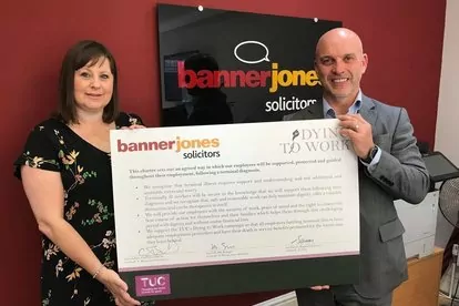 Banner Jones signs up to support terminally ill workers