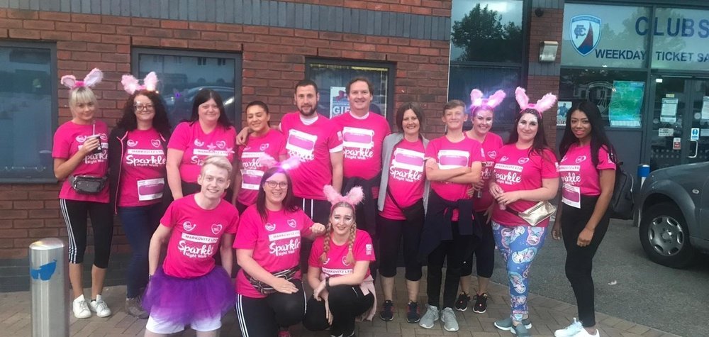 Banner Jones raises £500 through Sparkle Walk for Ashgate Hospicecare