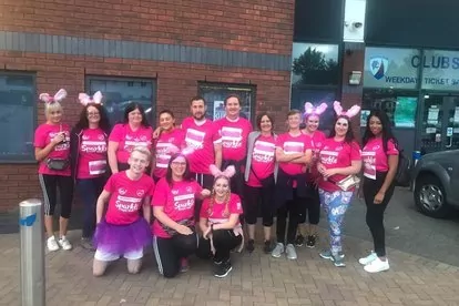 Banner Jones raises £500 through Sparkle Walk for Ashgate Hospice