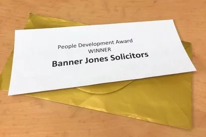 Banner Jones Solicitors recognised for commitment to staff development