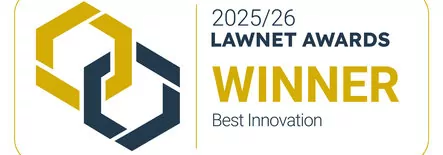 Banner Jones wins Best Innovation Award at the 2025 LawNet Awards