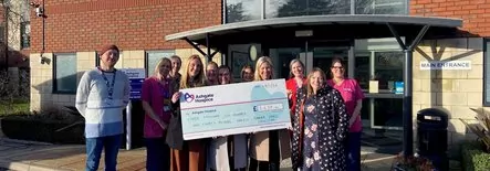 Banner Jones kickstarts year of community support for Ashgate Hospice with £3,630 funding boost