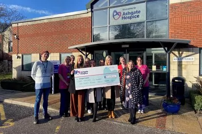 Banner Jones kickstarts year of community support for Ashgate Hospice with £3,630 funding boost