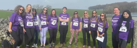 Banner Jones staff step up for High Peak Trail challenge in support of Ashgate Hospice